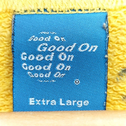 グッドオン good on USA製 裏起毛 ラグランスリーブ クルーネック スウェット メンズ import:XL