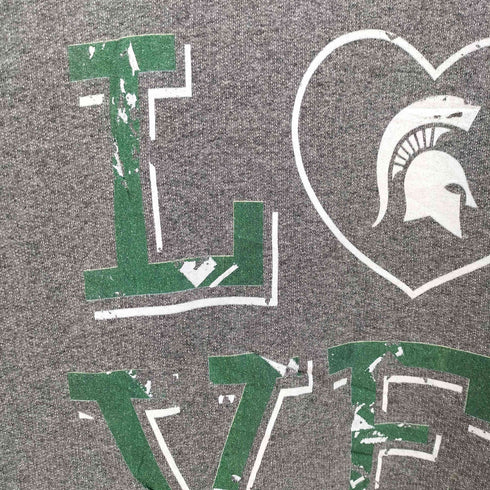 チャンピオン Champion カレッジロゴプリント 前Vガゼット クルーネックスウェット メンズ import:XXL