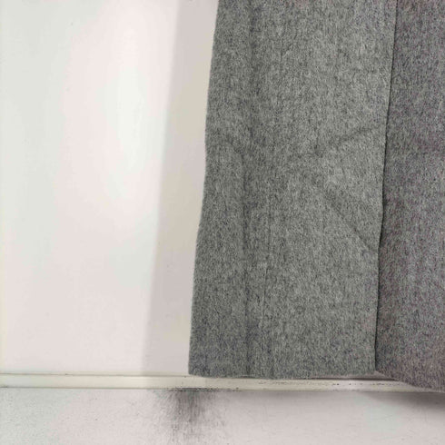 フェイクファー アルパカ混 シャギーウールロングコート レディース