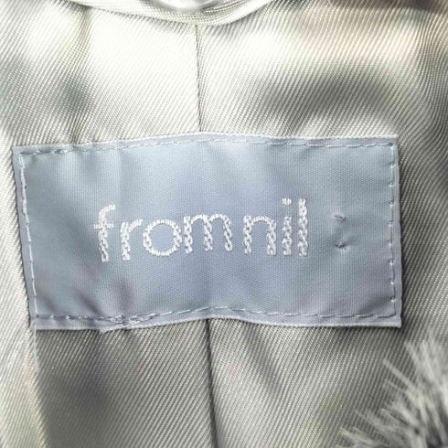 フェイクファー アルパカ混 シャギーウールロングコート レディース