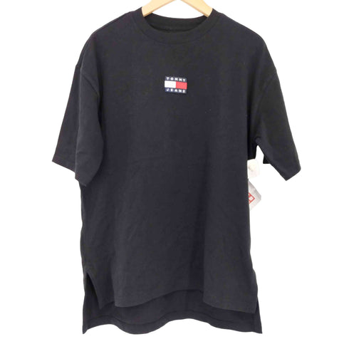 トミージーンズ tommy jeans フラッグロゴ刺繍 クルーネックTシャツ レディース JPN:XS