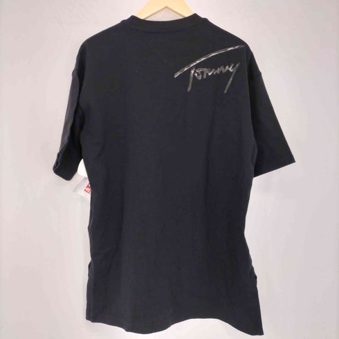 トミージーンズ tommy jeans フラッグロゴ刺繍 クルーネックTシャツ レディース JPN:XS