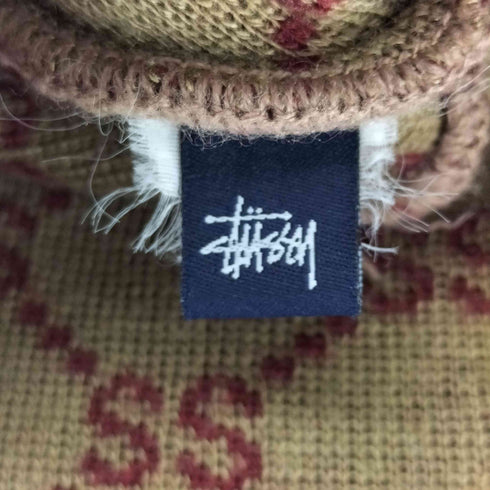 ステューシー Stussy OLD モノグラムロゴ アクリルビーニー メンズ