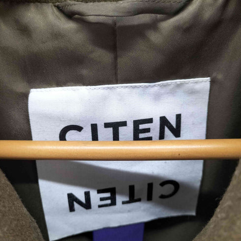 シテン CITEN ヒュージバルカラーハーフコート メンズ