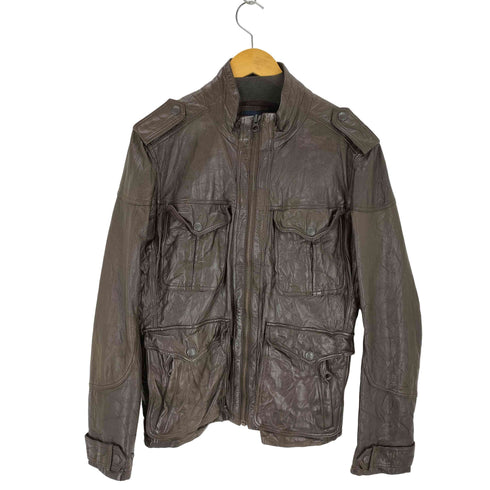 ザラ ZARA ZARA YOUNG 90s ゴートレザージャケット メンズ JPN:L