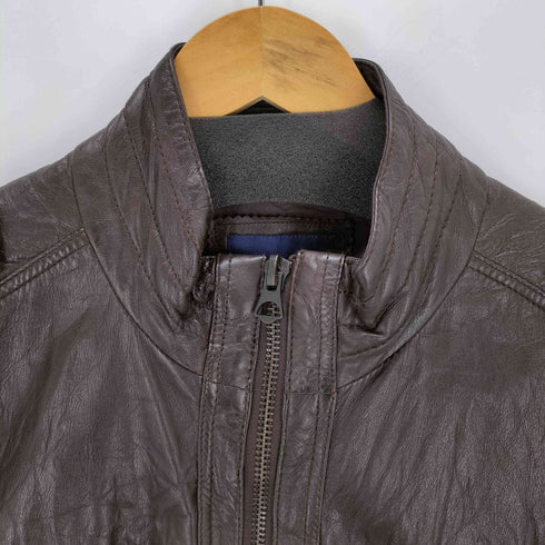 ザラ ZARA ZARA YOUNG 90s ゴートレザージャケット メンズ JPN:L