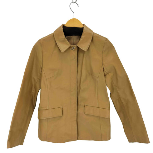 メルローズ MELROSE 比翼レザージャケット レディース