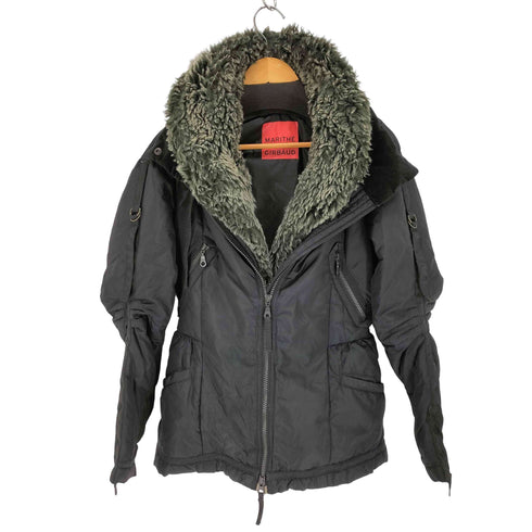 マリテフランソワジルボー MARITHE FRANCOIS GIRBAUD ボアライナー付き ダウンコート Y2K レディース JPN:M