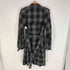 グラム glamb チェック柄 ウールナイロン トレンチコート メンズ JPN:3