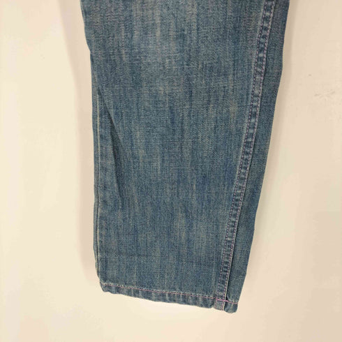 RIOBERA VINTAGE 刺繍デザインローライズデニム Y2K グランジ レディース 28