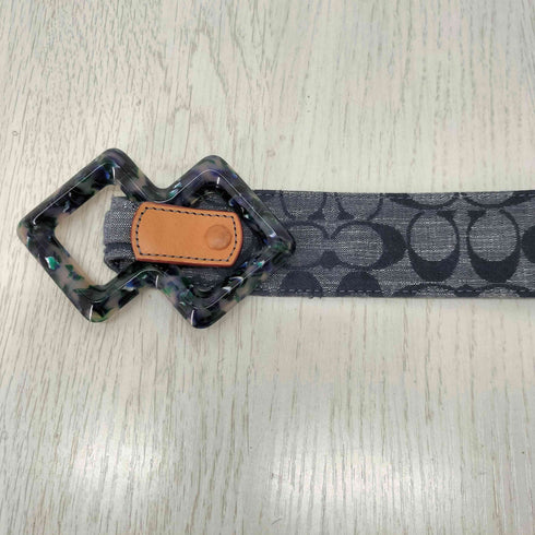 コーチ COACH diamond slider buckle belt メンズ
