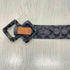コーチ COACH diamond slider buckle belt メンズ