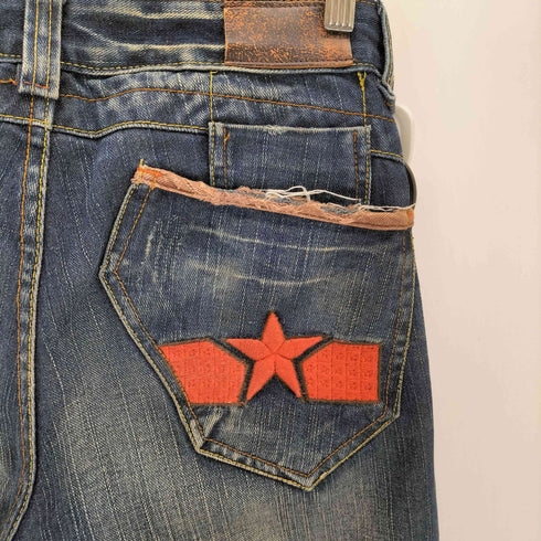 REDPEPPER ポケット刺繍ストレートデニム Y2K グランジ メンズ W29