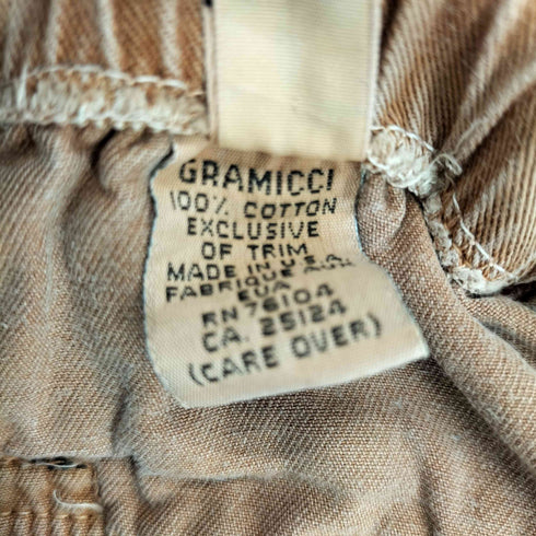 グラミチ GRAMICCI 80S~90S MADE IN USA ボックスロゴタグ クライミングショーツ メンズ XL