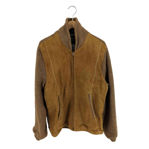 シアーズ Sears 60S USA製 Oakbrook Sportwear Suede Knit Zip Jacket メンズ