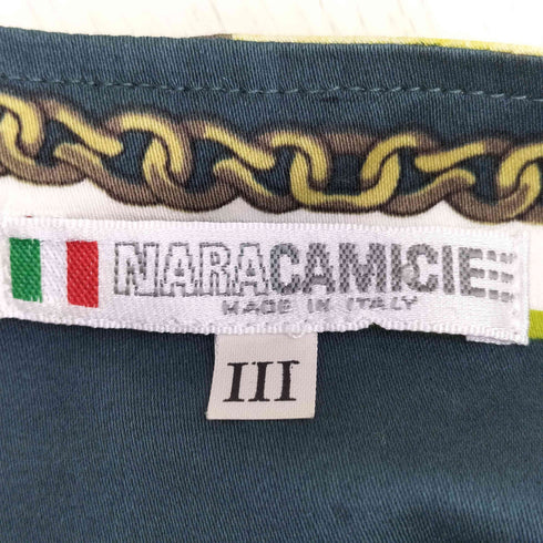 ナラカミーチェ NARACAMICIE バラ ストール プリント ブラウス レディース JPN:3