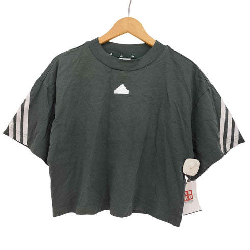 アディダス adidas FUTURE ICONS 3-STRIPES TEE フューチャーアイコン スリーストライプス クルーネック Tシャツ レディース JPN:M