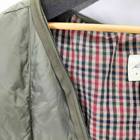 エディーバウアー Eddie Bauer 90s 裏地チェック キルティングライナー メンズ JPN:L