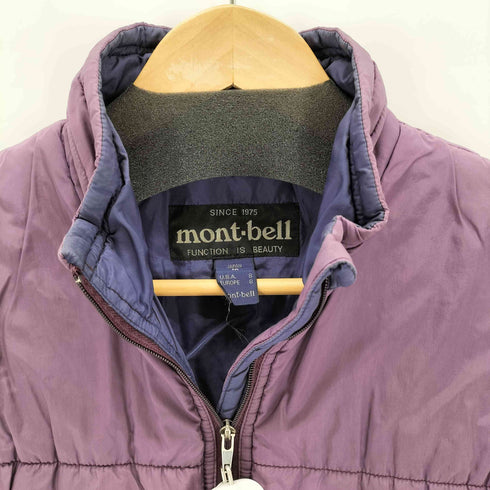 モンベル mont bell 90s ロゴ刺繍 中綿ベスト メンズ JPN:S