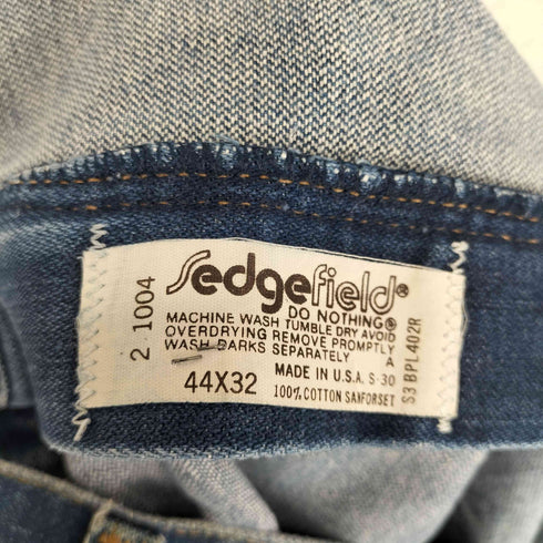 SEDGEFIELD USA製 バギーデニム メンズ 44×32