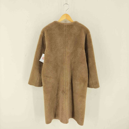 オードリーアンドジョンワッド Audrey and John Wad ウールミックスノーカラーファーコー レディース JPN:M