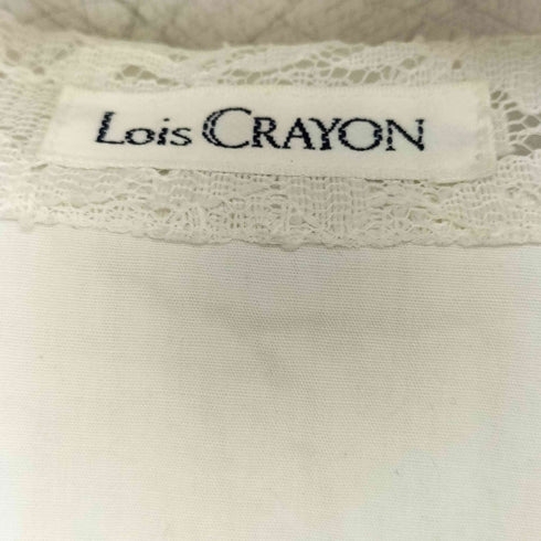 ロイスクレヨン Lois CRAYON レース切替ブラウス レディース import:M