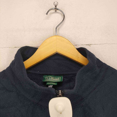 エルエルビーン L.L.Bean 80-90s 裾ロゴ刺繍フリースベスト メンズ XL