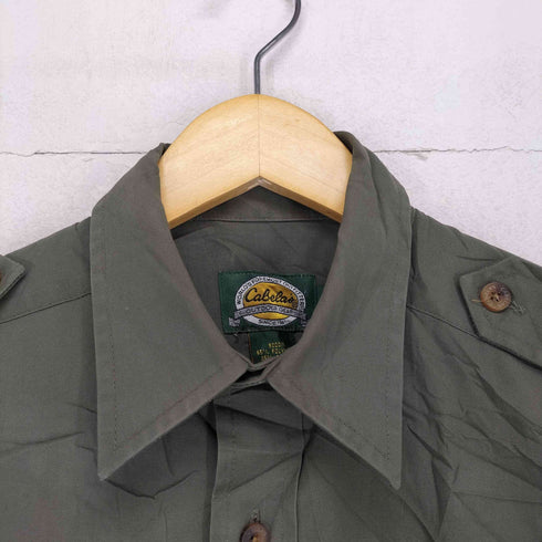 カベラス Cabelas 90s サファリシャツ メンズ M