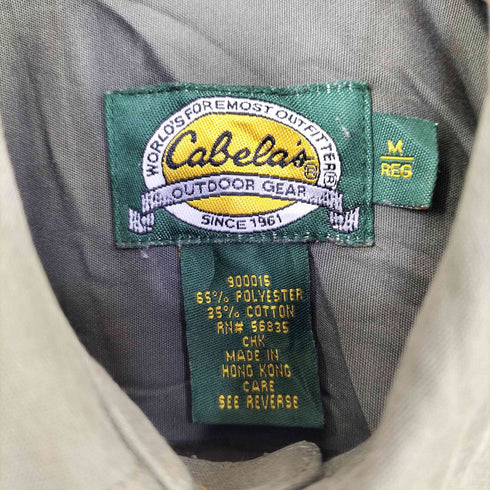 カベラス Cabelas 90s サファリシャツ メンズ M