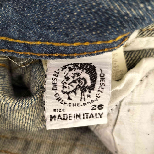 ディーゼル DIESEL Y2K RAME イタリア製 ダメージ加工 ブーツカット デニムパンツ レディース US:26-27