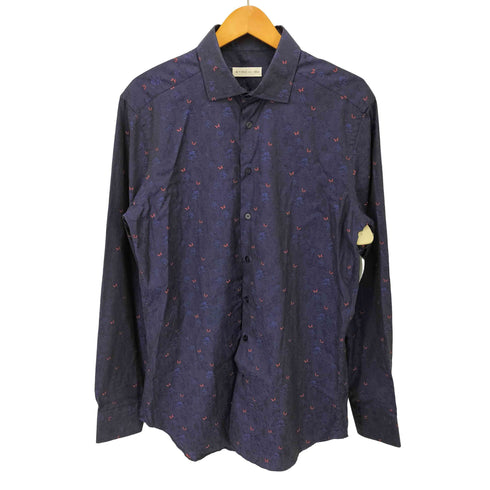 エトロ ETRO 蝶 バラ 総柄 長袖シャツ メンズ