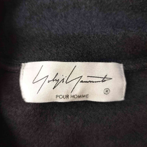ヨウジヤマモトプールオム Yohji Yamamoto POUR HOMME 24AW super 120 ウール天竺 タートルネックカットソー メンズ JPN:2