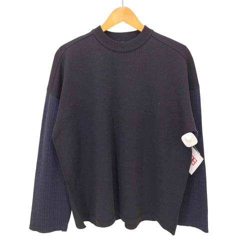 ラッピンノット WRAPINKNOT スリーブ切り替え クルーネックニット メンズ JPN:3