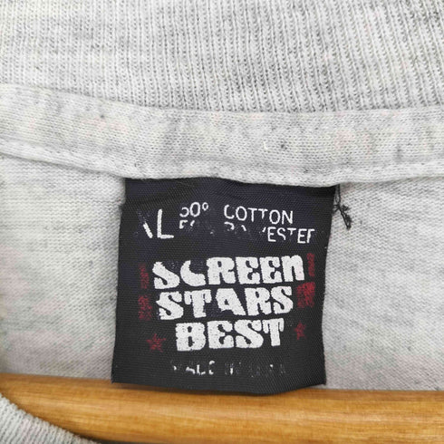スクリーンスターズ SCREEN STARS 90s USA製 袖裾シングル BEST プリント S/S Tシャツ メンズ XL