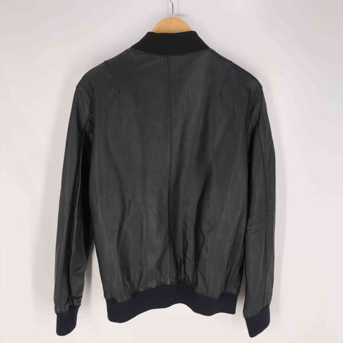 ラムレザー ダブルジップ ボンバージャケット メンズ JPN:XL