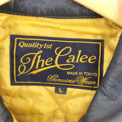 キャリー CALEE レザーシングルライダースジャケット メンズ import:L