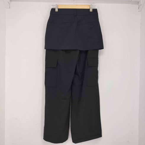 ザラ ZARA レイヤードパンツ ジッパーパンツ レディース XS