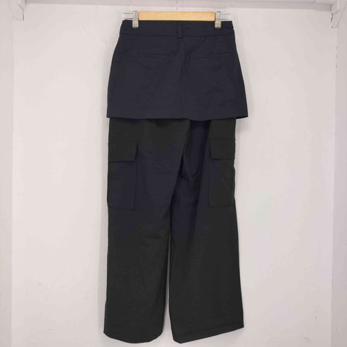 ザラ ZARA レイヤードパンツ ジッパーパンツ レディース XS