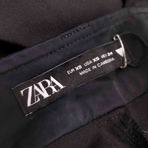 ザラ ZARA レイヤードパンツ ジッパーパンツ レディース XS
