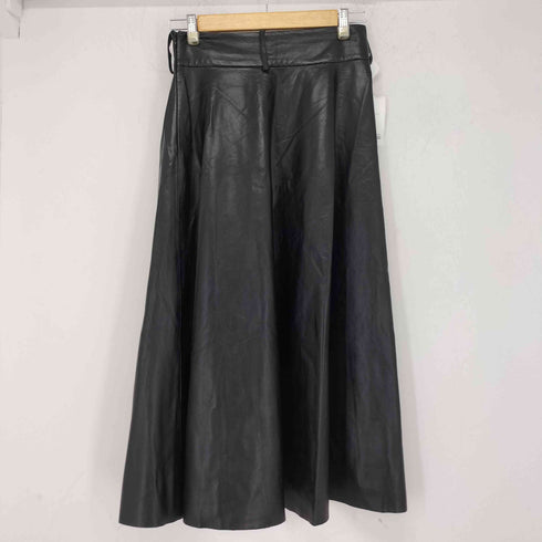 ザラ ZARA フェイクレザースカート レディース S