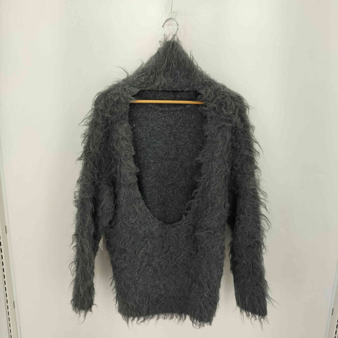 determ; Open Back Shaggy Turtleneck Knit オープンバック シャギー タートルネックニット IMPORT レディース FREE