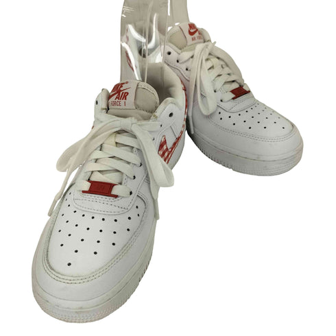 ナイキ NIKE AIR FORCE 1 07 ESS TREND エアフォース1 07 ミスティックレッド ギンガム レディース JPN:23