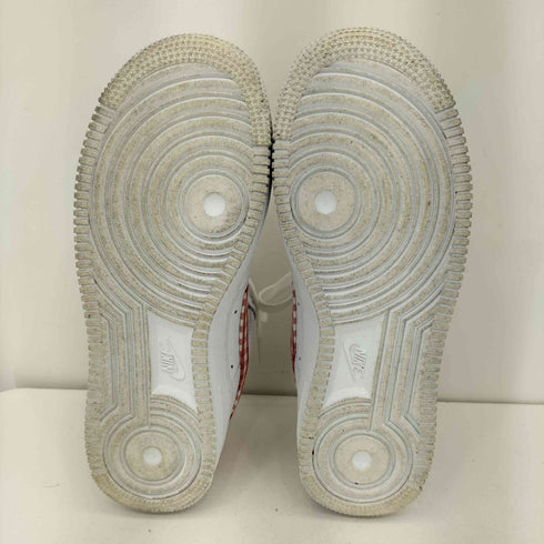 ナイキ NIKE AIR FORCE 1 07 ESS TREND エアフォース1 07 ミスティックレッド ギンガム レディース JPN:23