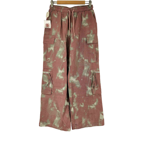 総柄デニムカーゴパンツ レディース JPN:M