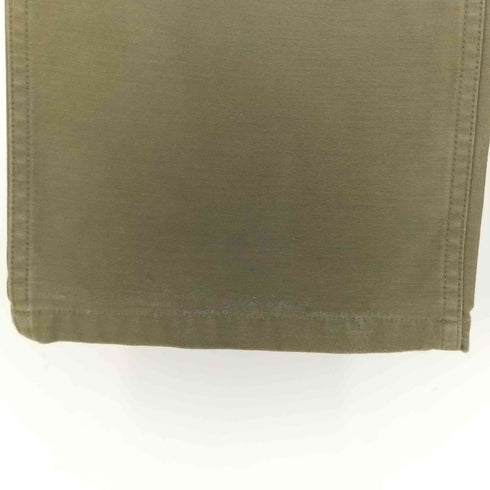 バズリクソンズ BUZZ RICKSONS TROUSERS MEN'S COTTON SATEEN OLIVE GREEN QM SHADE 107 TYPE-I CLASS メンズ JPN:L