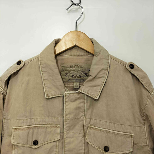バナナリパブリック BANANA REPUBLIC 90s SAFARI & TRAVEL マルチポケット サファリジャケット メンズ import:XL