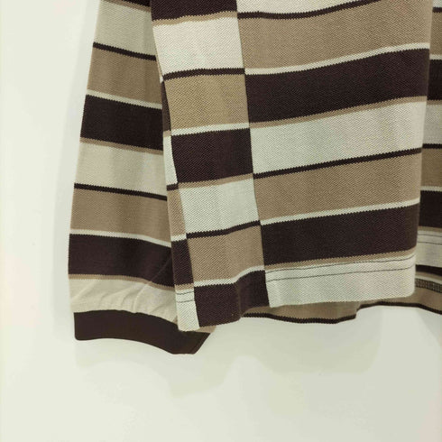 オークリー OAKLEY 00s Y2K コットンポリ ボーダー ハイネック カットソー メンズ import:XL