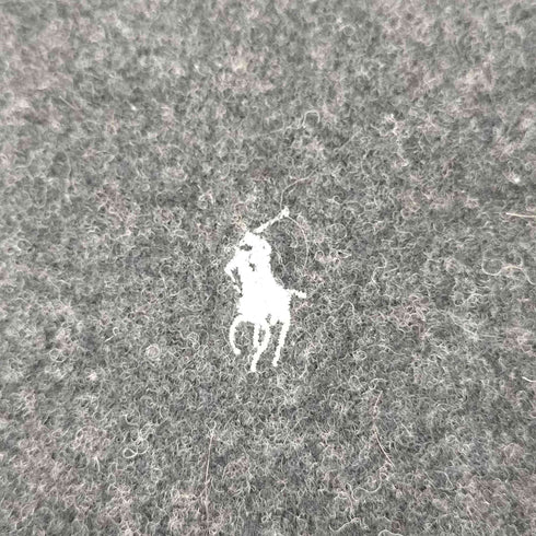 ポロバイラルフローレン Polo by RALPH LAUREN スコットランド製 スモールポニー刺繍 フリンジウールマフラー メンズ