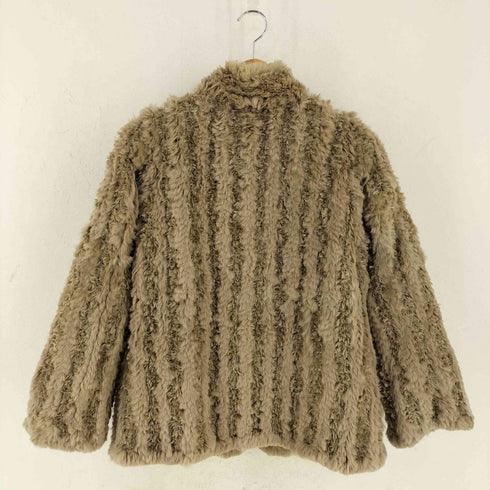 ラビットファー リバーシブルジャケット レディース M-L