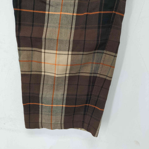 ソフネット SOPHNET. SOLOTEX CHECK WIDE TAPERED EASY PANTS メンズ JPN:XL